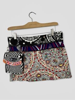 Zand Amsterdam Short Reversible Skirt with Detachable bag W2435 One Size